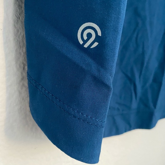 Champion C9 Blue Colorblock Running Athletic Longsleeve Top - Picture 13 of 13